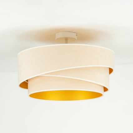 Duolla - Nadgradni luster KOBO 1xE27/15W/230V pr. 45 cm kremasta