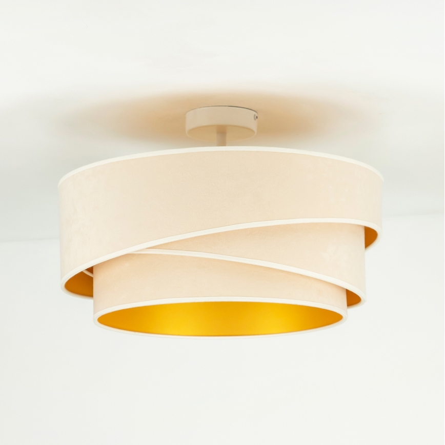 Duolla - Nadgradni luster KOBO 1xE27/15W/230V pr. 45 cm kremasta