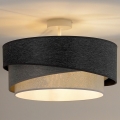 Duolla - Nadgradni luster KOBO 1xE27/15W/230V pr. 45 cm sivo/bela