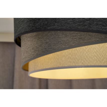 Duolla - Nadgradni luster KOBO 1xE27/15W/230V pr. 45 cm sivo/bela