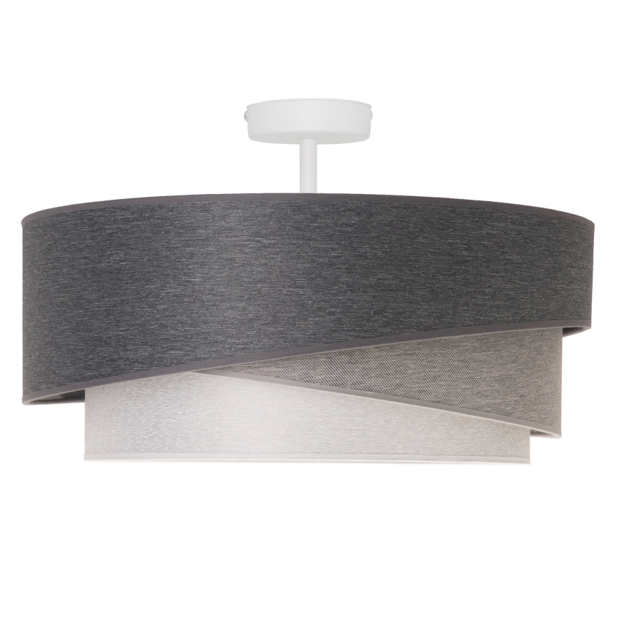 Duolla - Nadgradni luster KOBO 1xE27/15W/230V pr. 45 cm sivo/bela