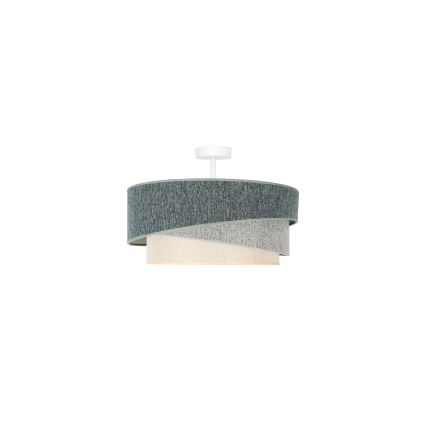 Duolla - Nadgradni luster KOBO ECO RECYCLING 1xE27/15W/230V pr. 45 cm zelena/sivo/kremasta