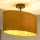Duolla - Nadgradni luster OVAL 1xE27/15W/230V braon
