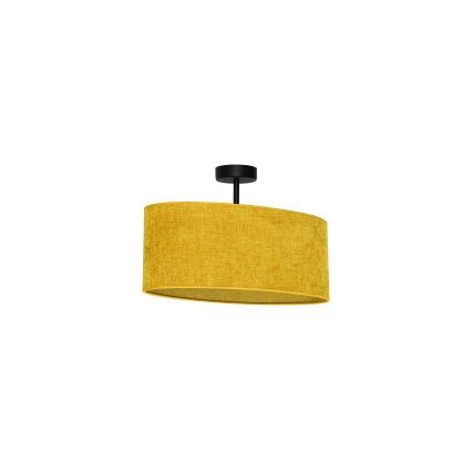 Duolla - Nadgradni luster OVAL 1xE27/15W/230V braon