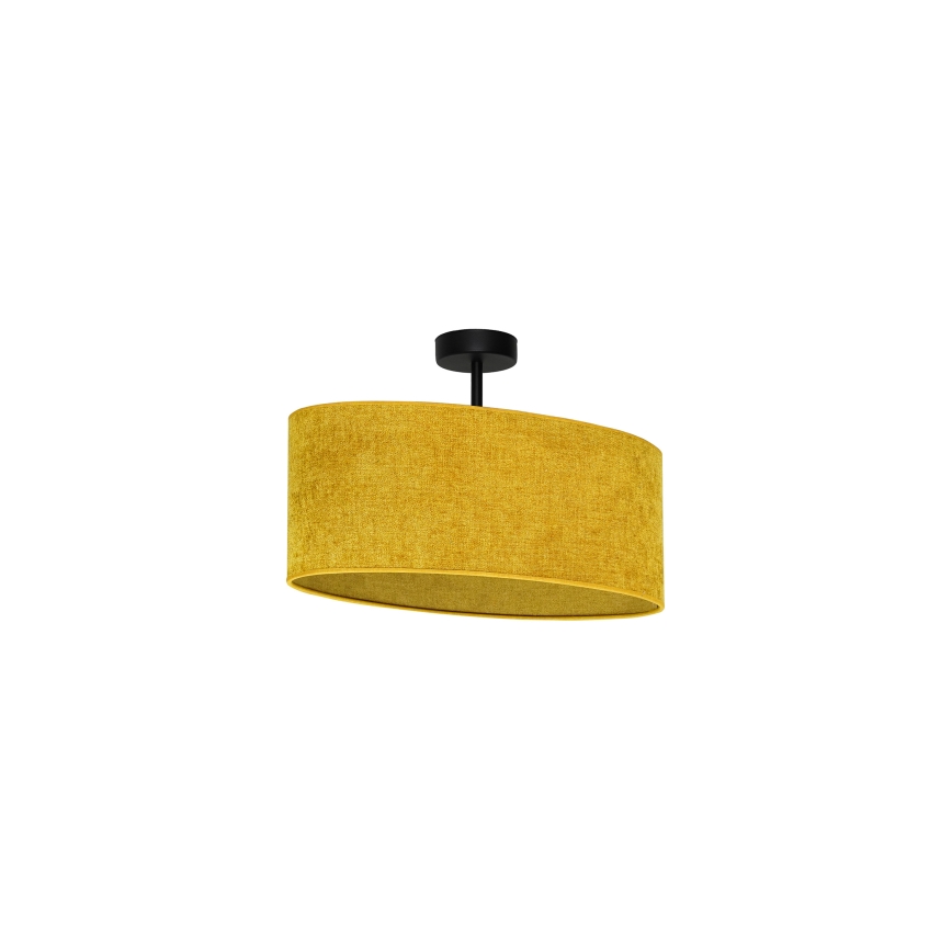 Duolla - Nadgradni luster OVAL 1xE27/15W/230V braon