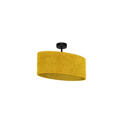 Duolla - Nadgradni luster OVAL 1xE27/15W/230V braon