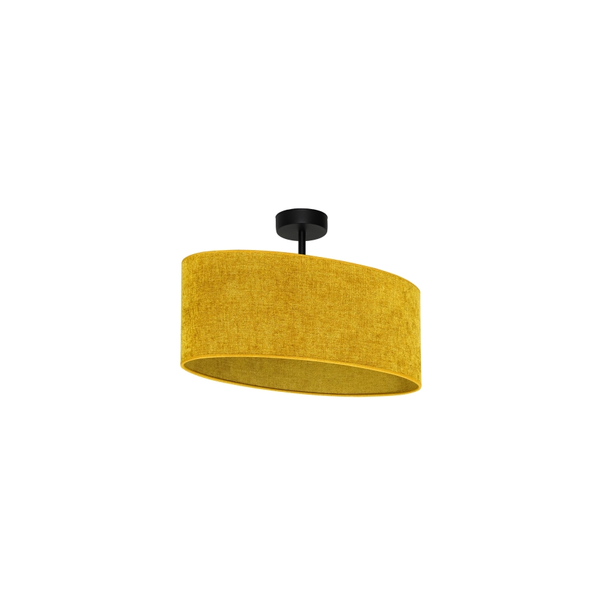 Duolla - Nadgradni luster OVAL 1xE27/15W/230V braon