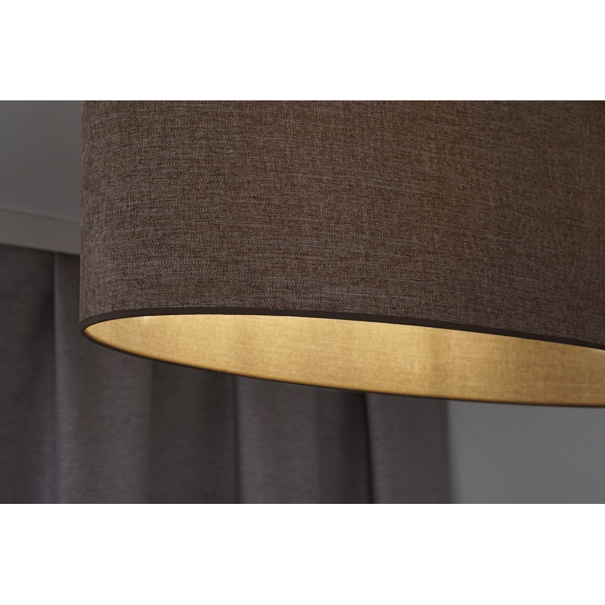 Duolla - Nadgradni luster OVAL 1xE27/15W/230V braon