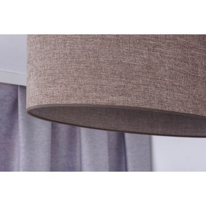 Duolla - Nadgradni luster OVAL 1xE27/15W/230V braon