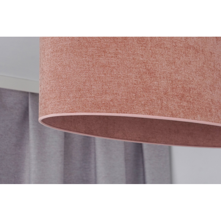 Duolla - Nadgradni luster OVAL 1xE27/15W/230V roze