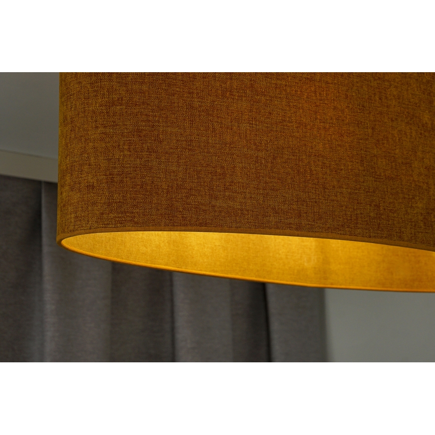 Duolla - Nadgradni luster OVAL 2xE27/15W/230V braon