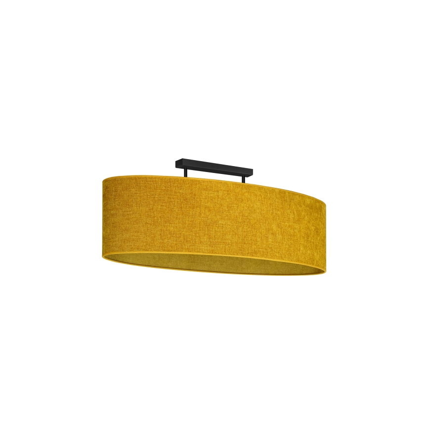 Duolla - Nadgradni luster OVAL 2xE27/15W/230V braon