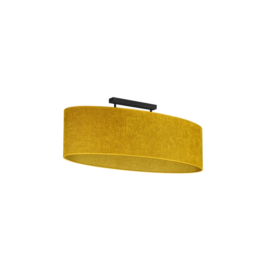 Duolla - Nadgradni luster OVAL 2xE27/15W/230V braon