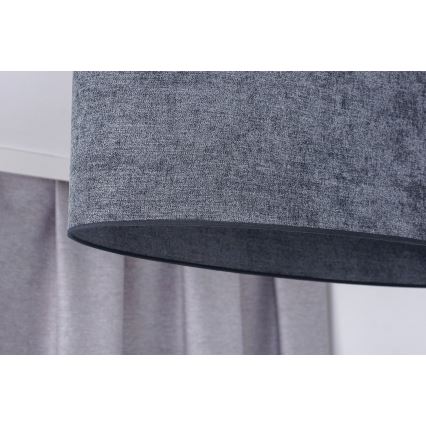 Duolla - Nadgradni luster OVAL 2xE27/15W/230V sivo