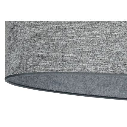 Duolla - Nadgradni luster OVAL 2xE27/15W/230V sivo