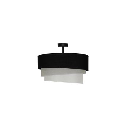 Duolla - Nadgradni luster TRIO 1xE27/15W/230V pr. 45 cm crno/sivo/bela