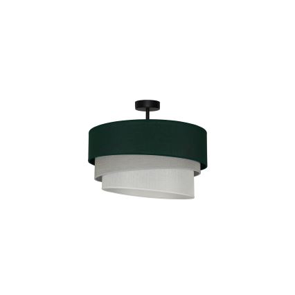 Duolla - Nadgradni luster TRIO 1xE27/15W/230V pr. 45 cm zelena/sivo/bela