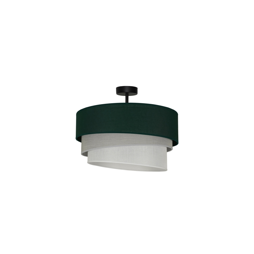 Duolla - Nadgradni luster TRIO 1xE27/15W/230V pr. 45 cm zelena/sivo/bela