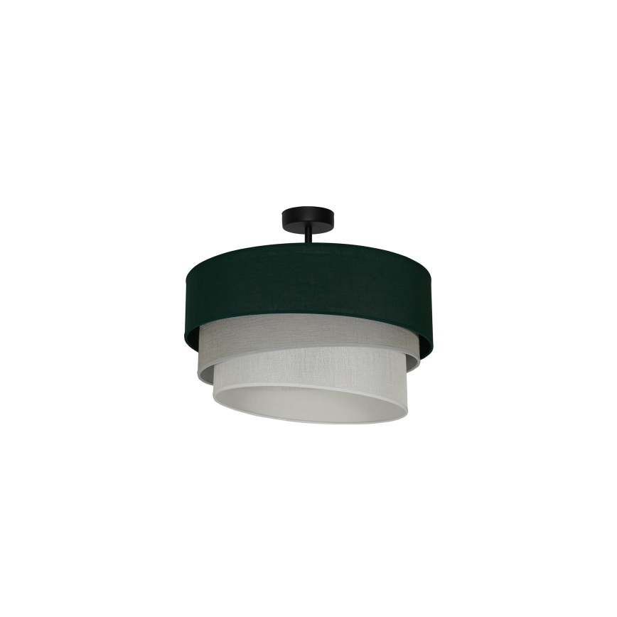 Duolla - Nadgradni luster TRIO 1xE27/15W/230V pr. 45 cm zelena/sivo/bela
