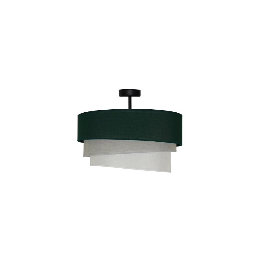 Duolla - Nadgradni luster TRIO 1xE27/15W/230V pr. 45 cm zelena/sivo/bela