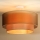 Duolla - Nadgradni luster WOOD BOHO 1xE27/15W/230V pr. 45 cm bakrena/bež