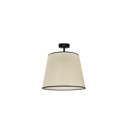 Duolla - Nadgradni luster YUTE 1xE27/15W/230V pr. 38 cm sivo/crno