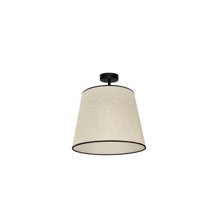 Duolla - Nadgradni luster YUTE 1xE27/15W/230V pr. 38 cm sivo/crno