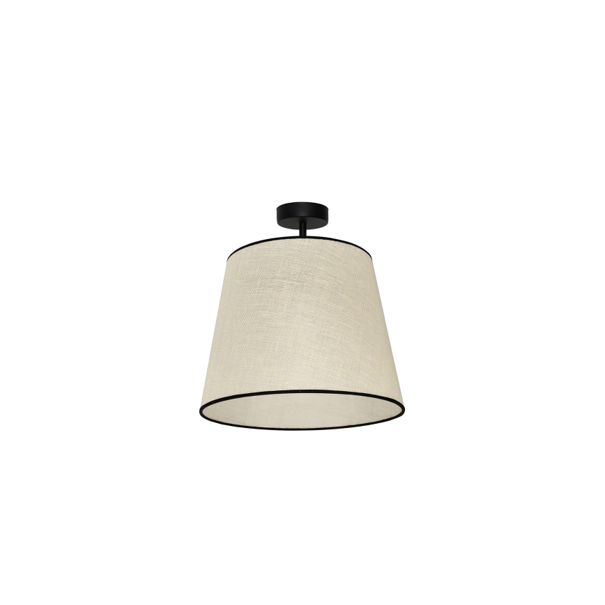 Duolla - Nadgradni luster YUTE 1xE27/15W/230V pr. 38 cm sivo/crno