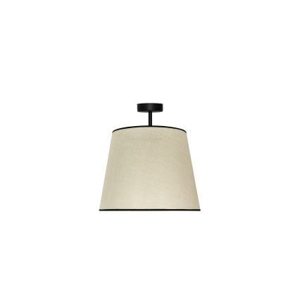 Duolla - Nadgradni luster YUTE 1xE27/15W/230V pr. 38 cm sivo/crno