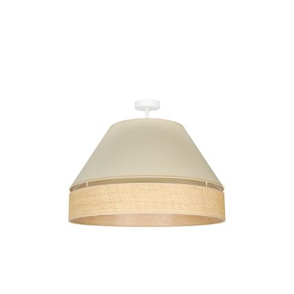 Duolla - Nadgradni luster YUTE AVIGNON 1xE27/15W/230V pr. 60 cm kremasta/bež