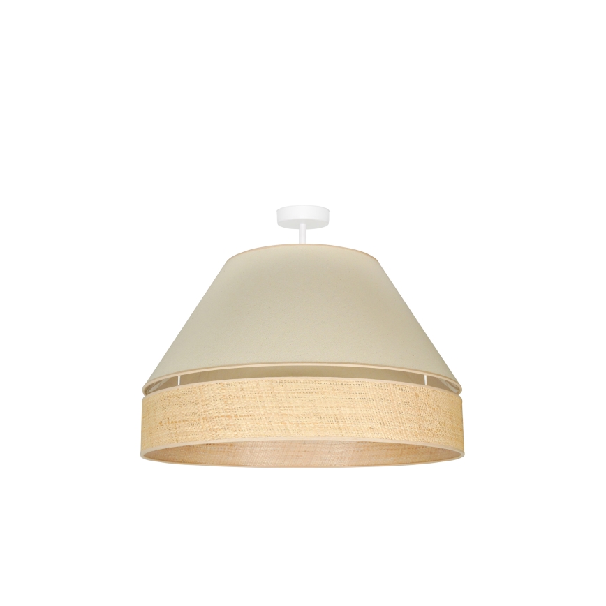 Duolla - Nadgradni luster YUTE AVIGNON 1xE27/15W/230V pr. 60 cm kremasta/bež