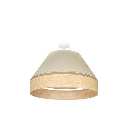 Duolla - Nadgradni luster YUTE AVIGNON 1xE27/15W/230V pr. 60 cm kremasta/bež