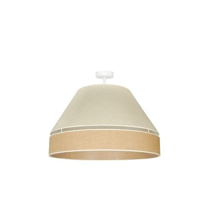 Duolla - Nadgradni luster YUTE AVIGNON 1xE27/15W/230V pr. 60 cm sivo/braon