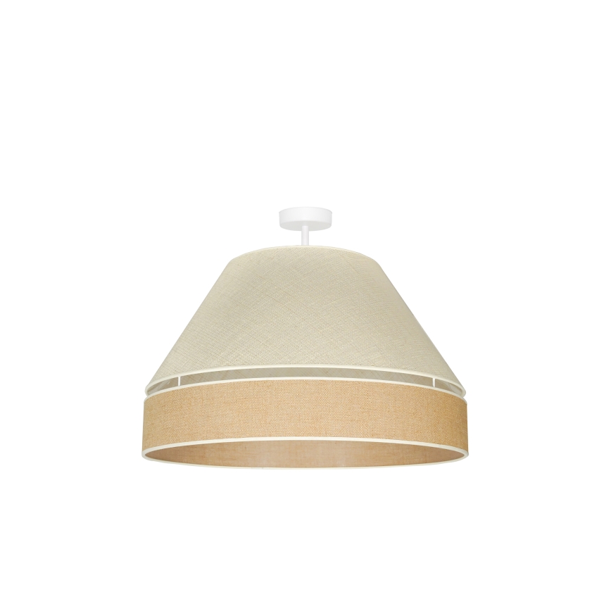 Duolla - Nadgradni luster YUTE AVIGNON 1xE27/15W/230V pr. 60 cm sivo/braon