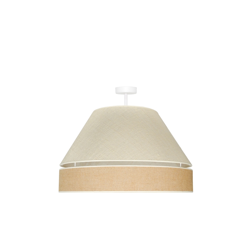 Duolla - Nadgradni luster YUTE AVIGNON 1xE27/15W/230V pr. 60 cm sivo/braon
