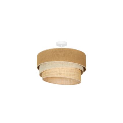 Duolla - Nadgradni luster YUTE TRIO 1xE27/15W/230V pr. 45 cm braon/sivo/bež