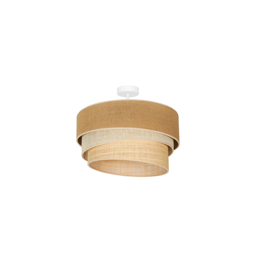 Duolla - Nadgradni luster YUTE TRIO 1xE27/15W/230V pr. 45 cm braon/sivo/bež