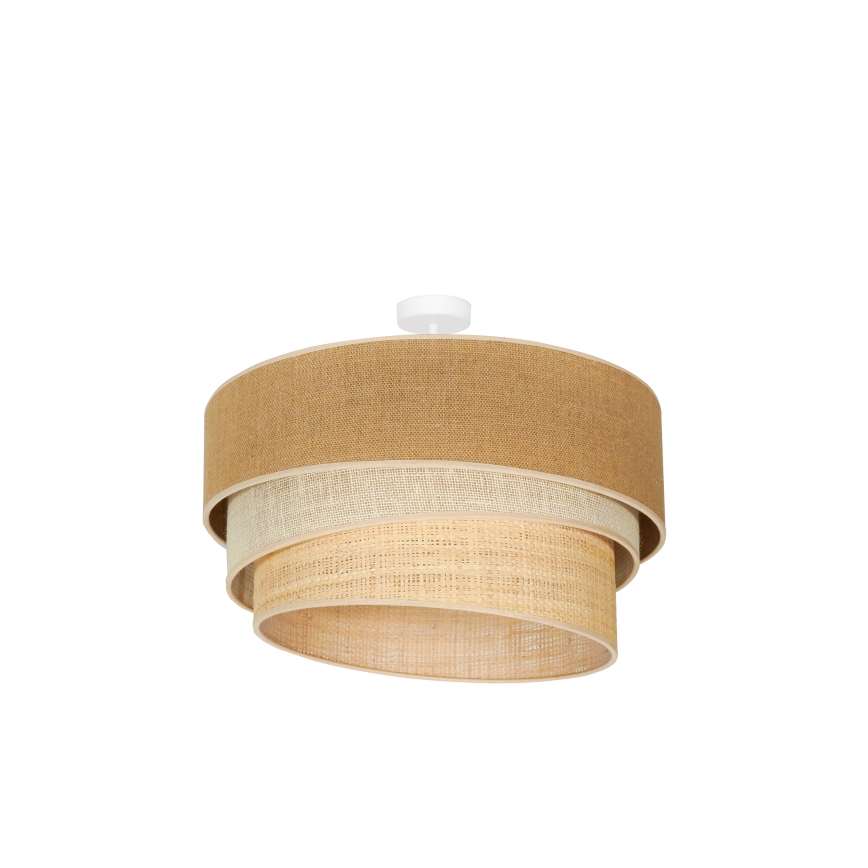 Duolla - Nadgradni luster YUTE TRIO 3xE27/15W/230V pr. 60 cm braon/sivo/bež