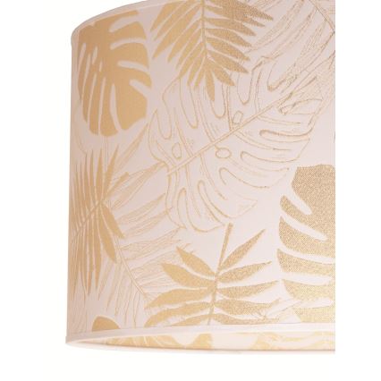 Duolla - Plafonjera ARECA 1xE27/40W/230V pr. 45 cm mesing/bela
