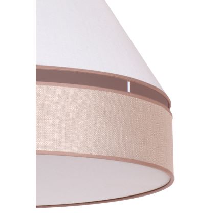 Duolla - Plafonjera AVIGNON 1xE27/15W/230V pr. 50 cm bela/bež