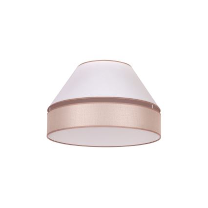 Duolla - Plafonjera AVIGNON 1xE27/15W/230V pr. 50 cm bela/bež