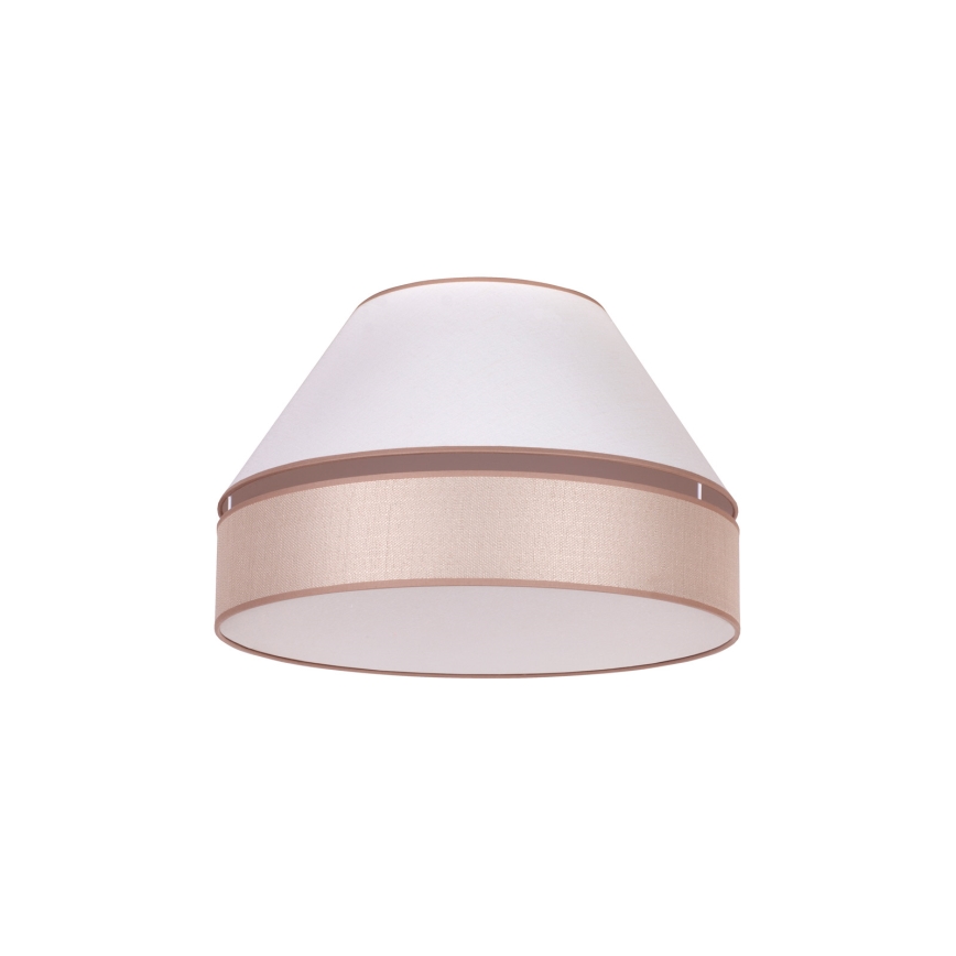 Duolla - Plafonjera AVIGNON 1xE27/15W/230V pr. 50 cm bela/bež