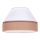 Duolla - Plafonjera AVIGNON 1xE27/15W/230V pr. 50 cm bela/braon