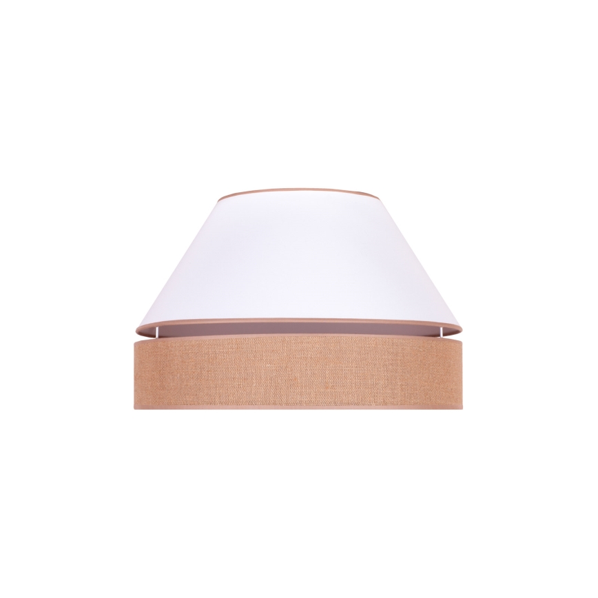 Duolla - Plafonjera AVIGNON 1xE27/15W/230V pr. 50 cm bela/braon
