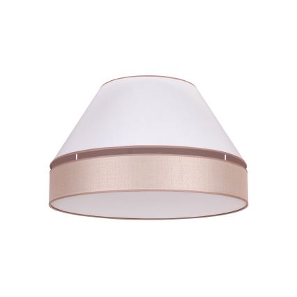 Duolla - Plafonjera AVIGNON 3xE27/15W/230V pr. 60 cm bela/bež