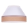 Duolla - Plafonjera AVIGNON 3xE27/15W/230V pr. 60 cm bela/braon