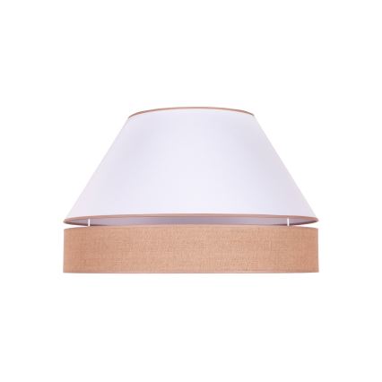 Duolla - Plafonjera AVIGNON 3xE27/15W/230V pr. 60 cm bela/braon