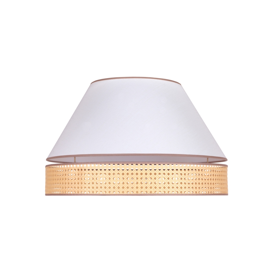 Duolla - Plafonjera AVIGNON 3xE27/15W/230V pr. 60 cm bela/ratan