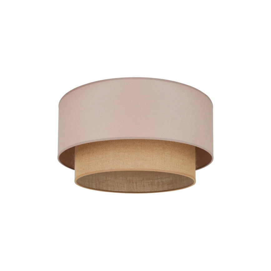 Duolla - Plafonjera BOHO 1xE27/15W/230V pr. 45 cm bež/braon
