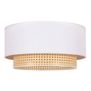 Duolla - Plafonjera BOHO 1xE27/15W/230V pr. 45 cm kremasta/ratan